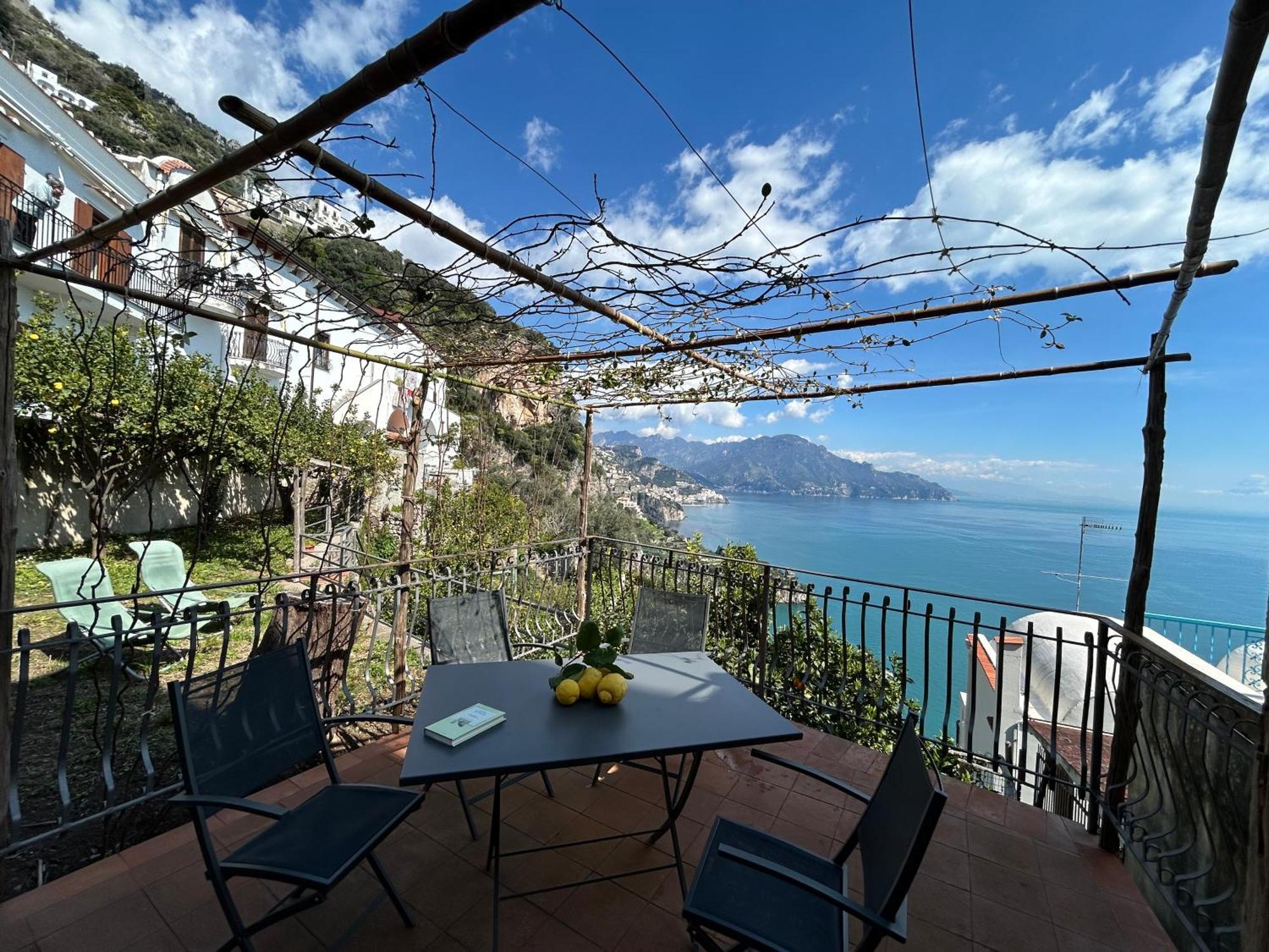 Villa Amalfi 51 Con Vista Mare, Giardino E Terrazze Conca dei Marini Exterior foto